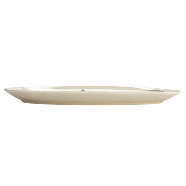 Hand-Painted Stoneware Green & White Grasshopper Plate
